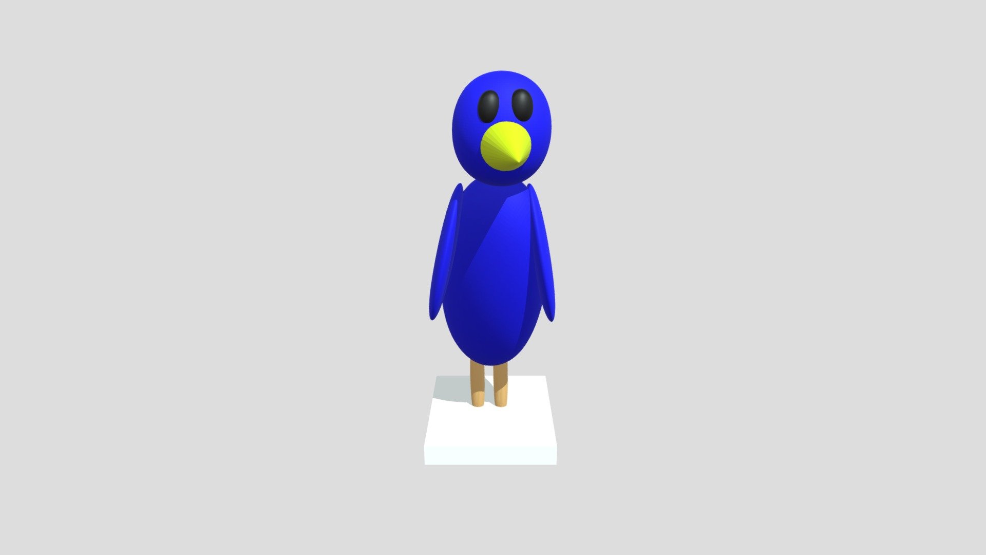 Blue Bird vase