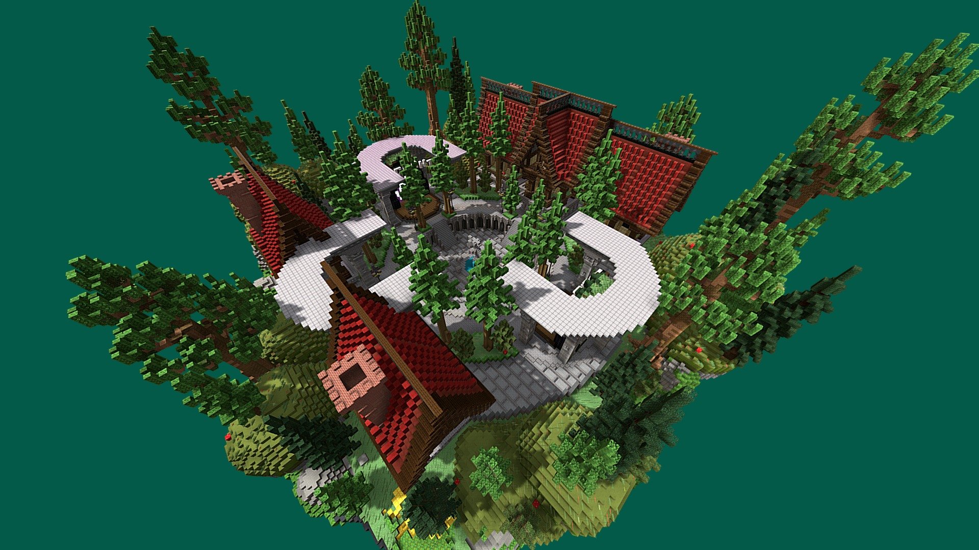 PixelMine | SkyCastleHub - 3D model by PixelMine [b6e961e] - Sketchfab