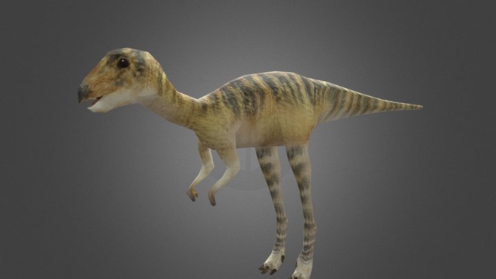 Dinosaur Hunting Hypsilophodon – Free 3D Model STL
