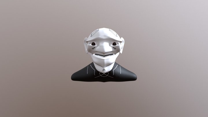 Old Man Head (oscar1) 3D Model