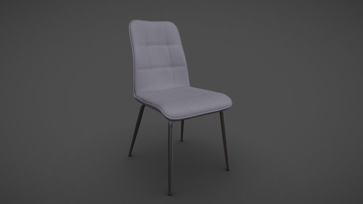 стул мини скечфаб тест4 3D Model