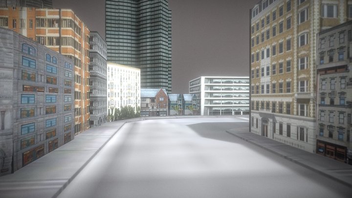 City pack – Modelo 3D gratuito STL