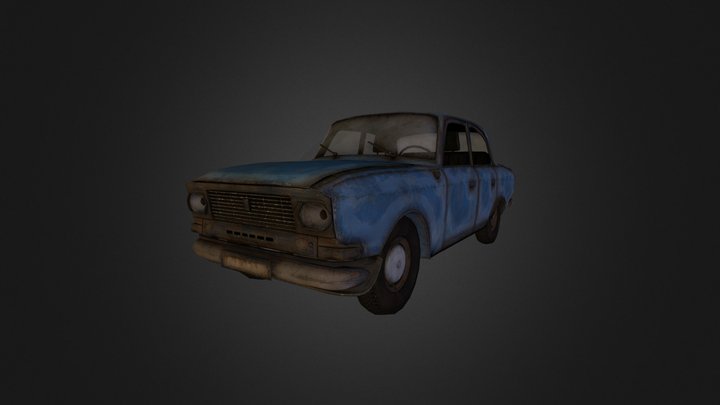 Moskvich 412 3D Model