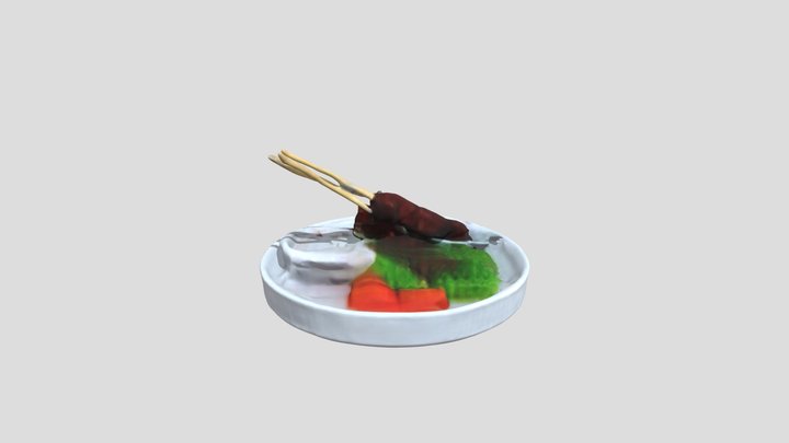 sate ayam 3D Model