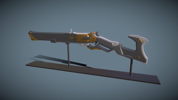 Ashe's Weapon 3D Model