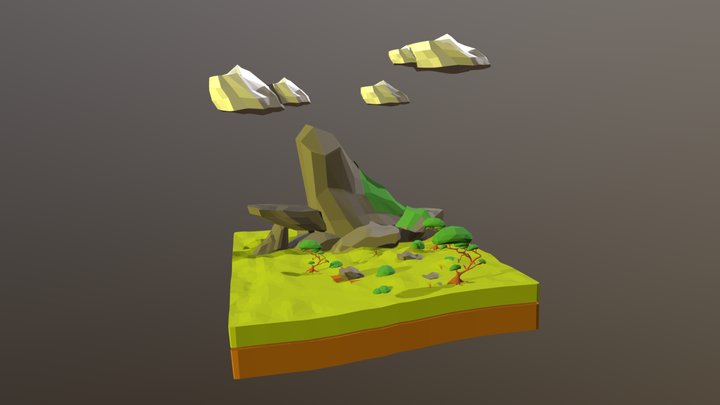 Pride Rock 3D Model