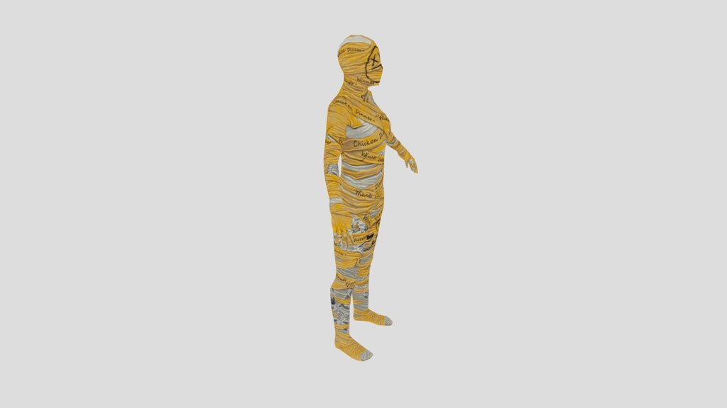 Pubg Yellow Mummy Set
