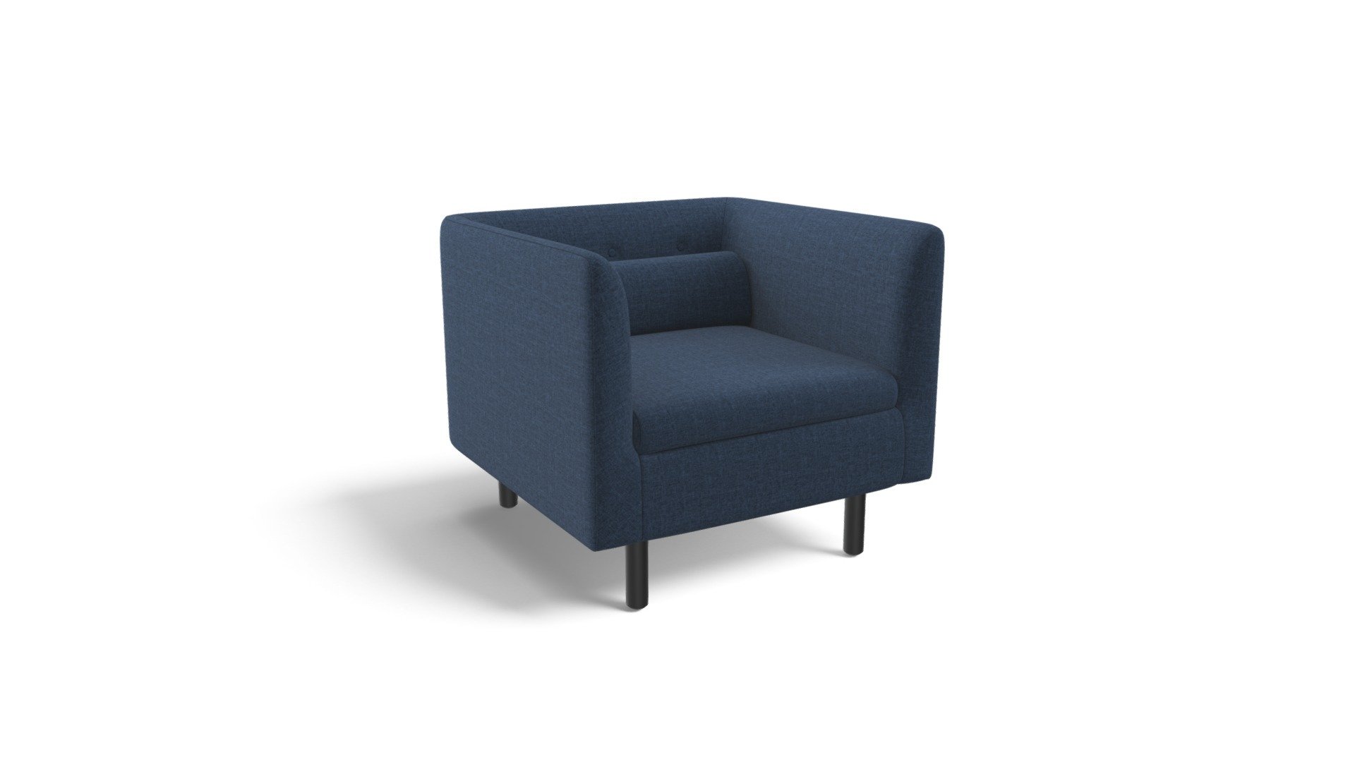 Henderson Armchair, Denim Blue