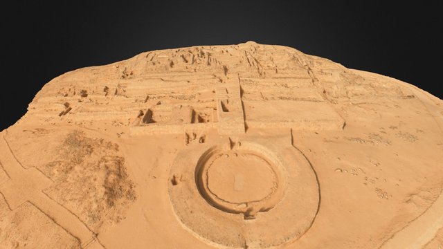 Caral- Pirámide Mayor 3D Model