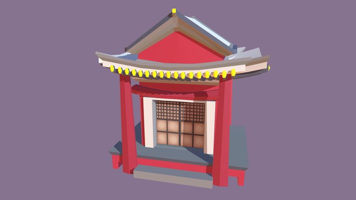 simple shrine 3D Model
