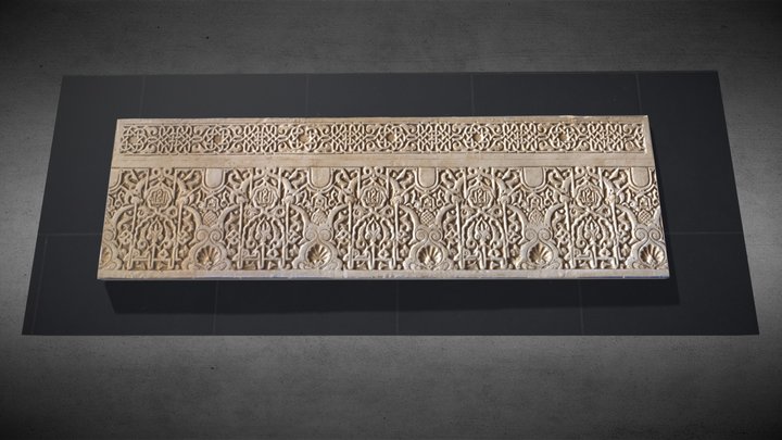 Arabic plasterwork 3D Model