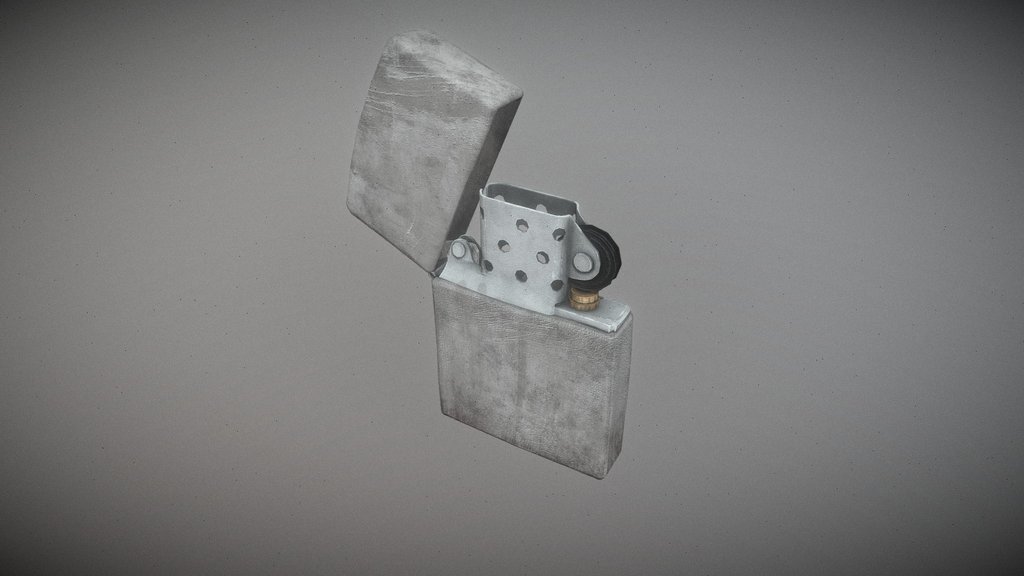 High-Quality Lighter 3D Model