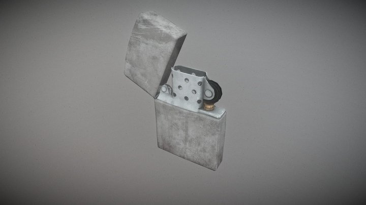 High-Quality Lighter 3D Model – Free 3D Model STL