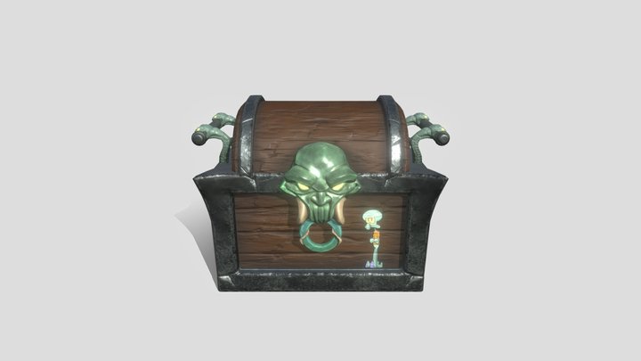 Treasure Box bitin 3D Model