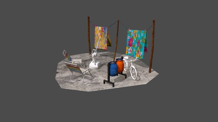 Grandma's House - 2 More Detailed Props 3D Model
