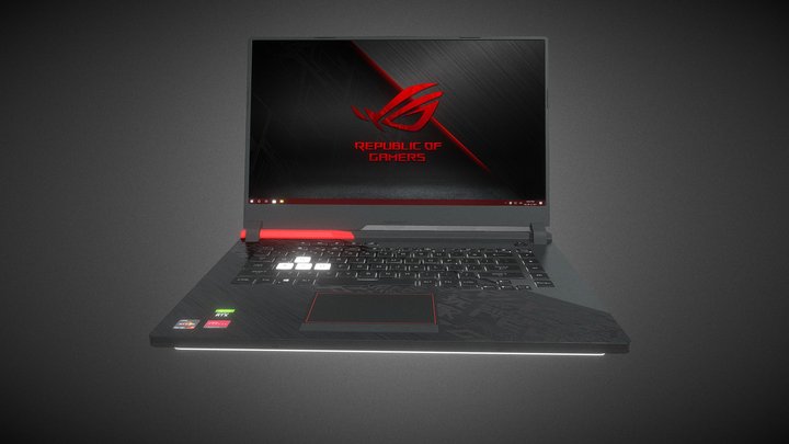 Asus ROG Strix G15 - Gaming Laptop 3D Model