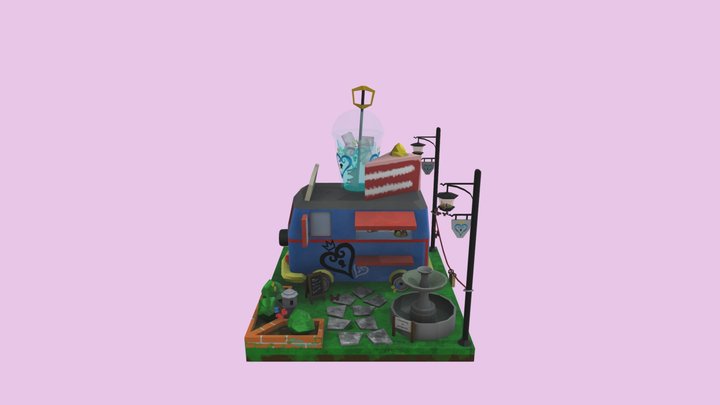 van turnable 3D Model