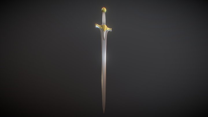 Righteous Fury, Paladin Sword (WIP) 3D Model