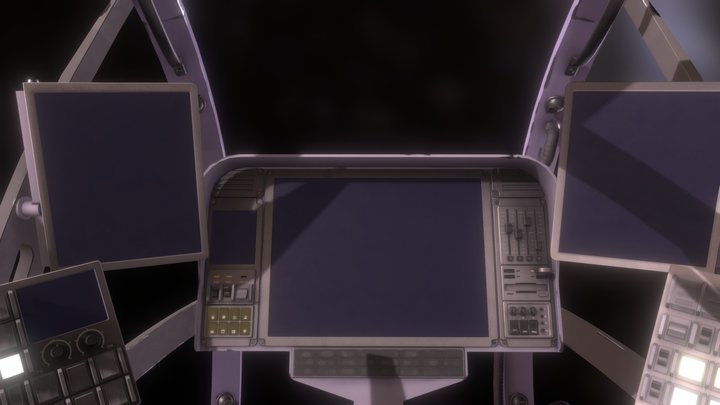 Pioneer Default Cockpit 3D Model