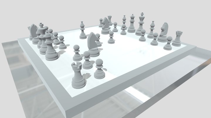 chess - ajedrez tablero 3D Print Model