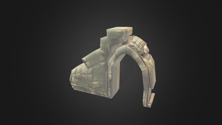 Alcove in Ruins 3D Model