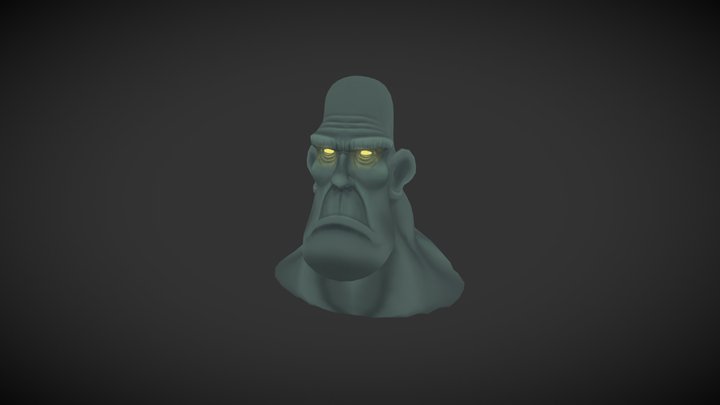 Frankenstein's Monster Bust (WIP) 3D Model