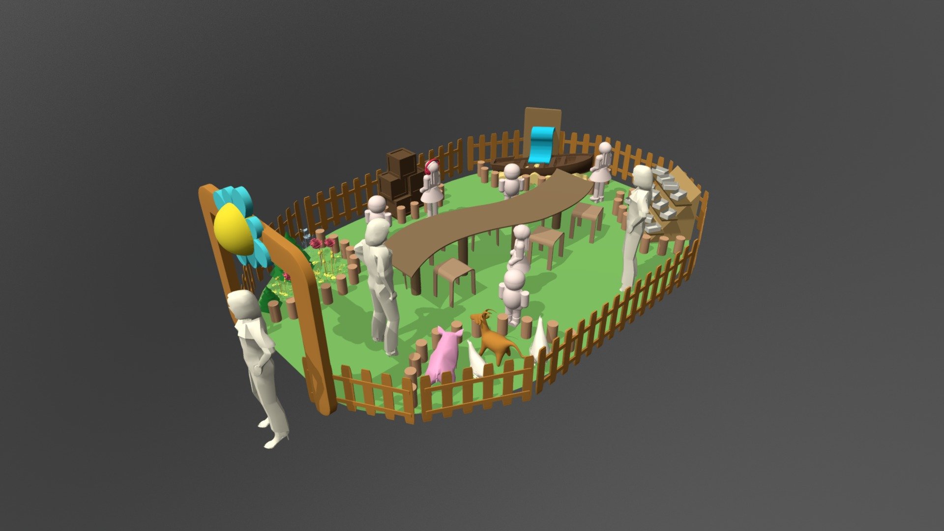 giardino sensoriale - 3D model by P&CE Promotion & Communication Events ...