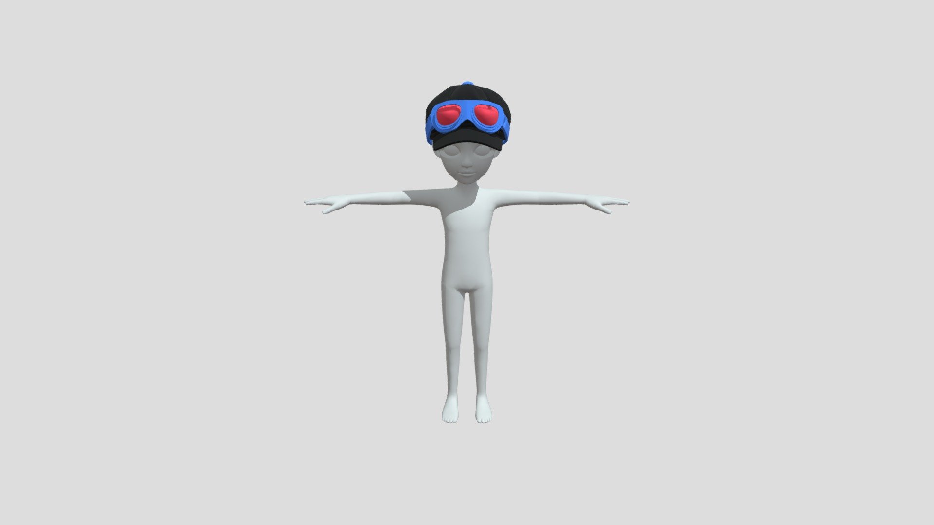 Hat FBX file prefab zepeto template 3D Item 018 - Download Free 3D ...