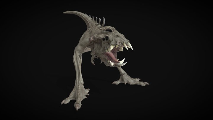Big head monster 3D Model