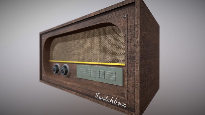 Old Radio 3D Model