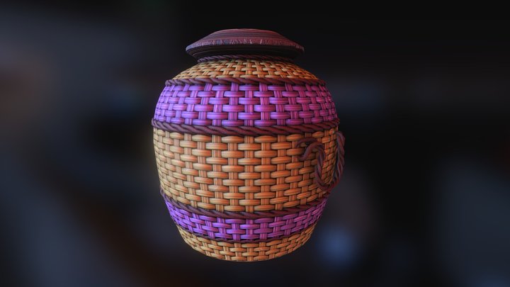 Gem Basket 3D Model
