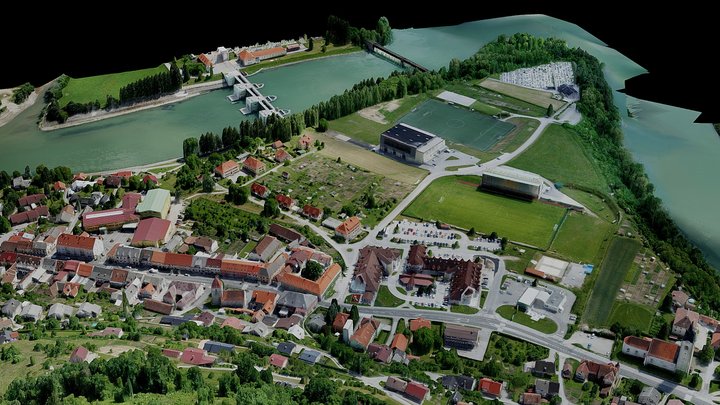 Dravograd. Koroska. Slovenia. 3D Model