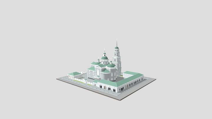 Troitskyi sobor 3D Model