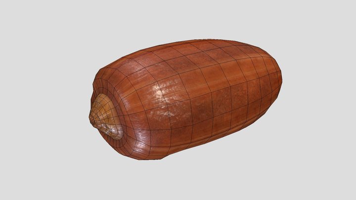 Date Fruit 3D Model