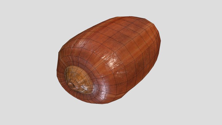 Date Fruit 3D Model