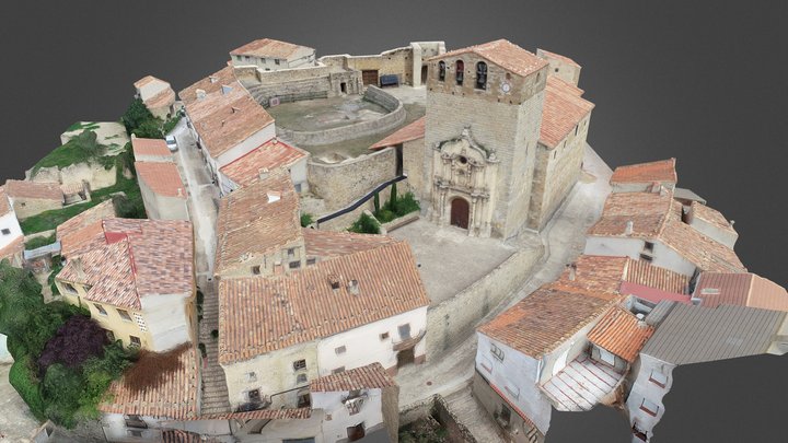 Recinte fortificat de Portell de Morella 3D Model