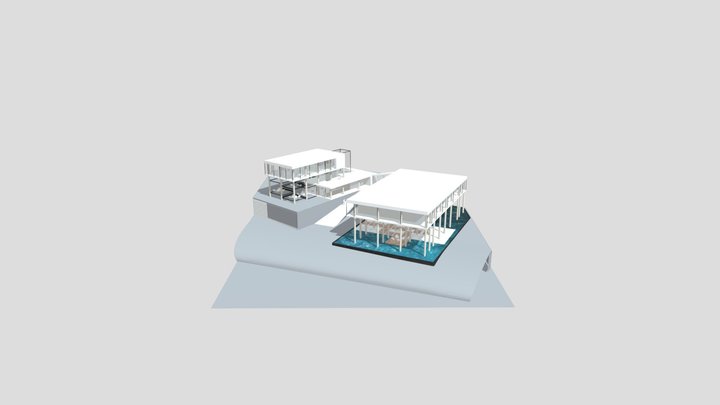BnMcafe&restaurant/Museum 3D Model