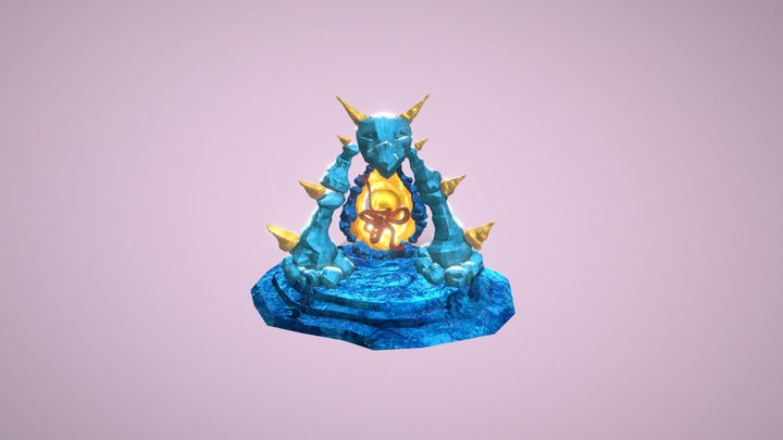 My magic stone portal 3D Model