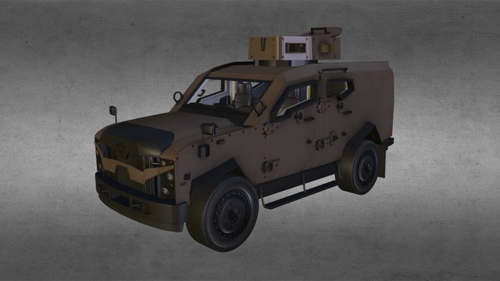 Military Vehicle - Sandcat 3D Model