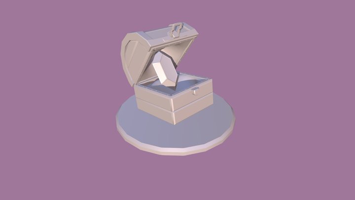 Zelda Rupee Chest 3D Model