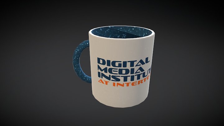 Low-poly Coffee Mug 3D Model