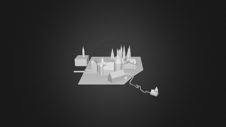 Hogwartz Basic Layout 3D Model