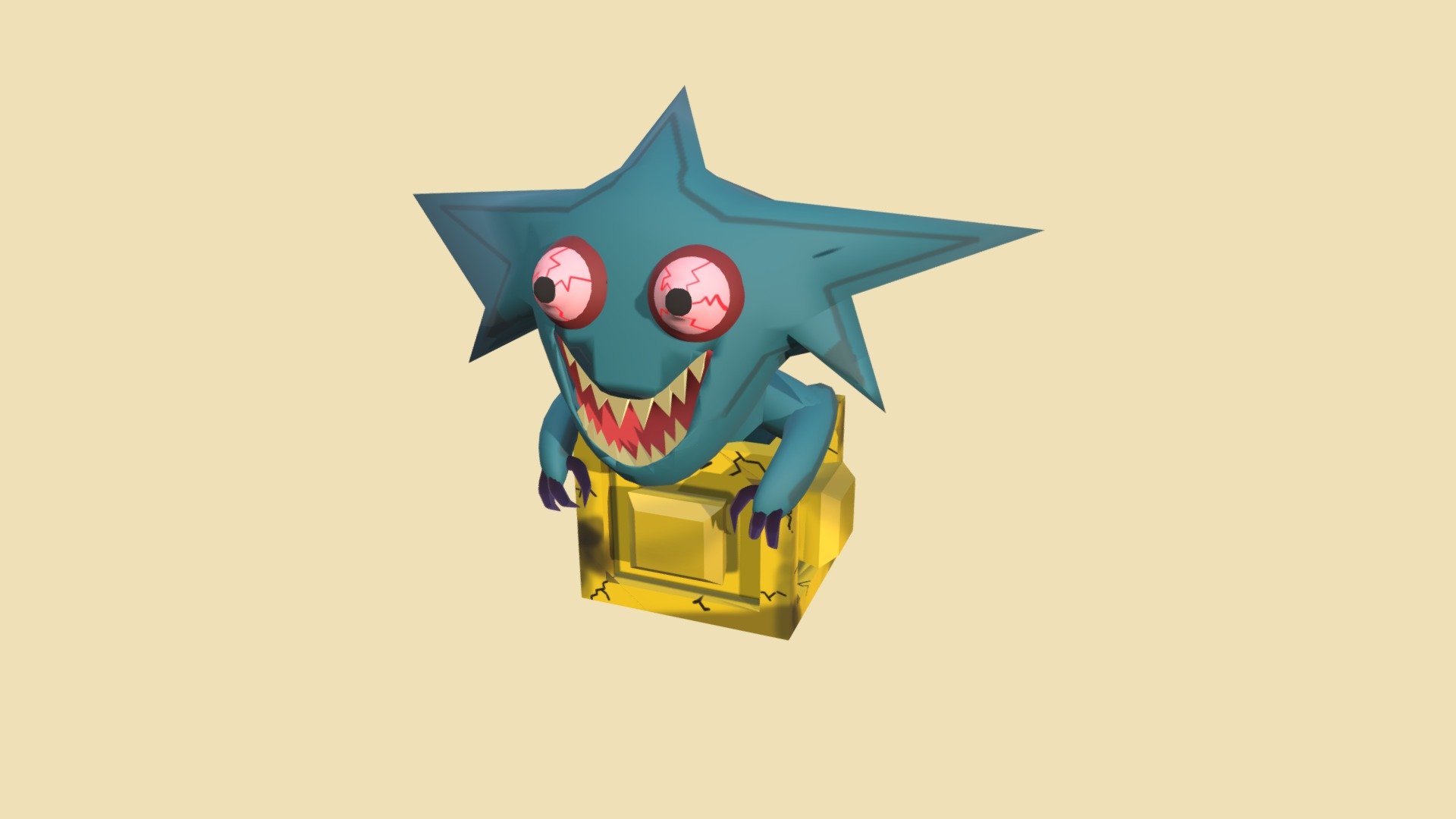 Monster in a Box - 3D model by Epiicc [b6ffe45] - Sketchfab