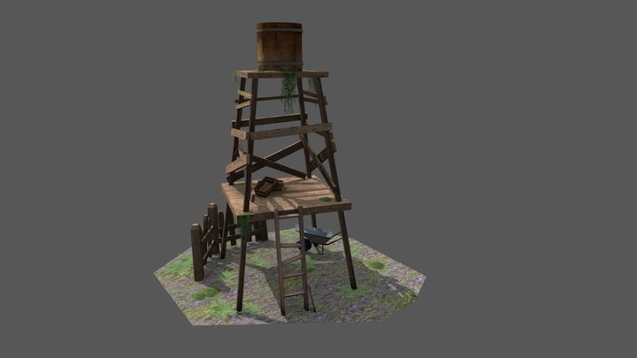 DAE 5 Finished props - Forest Loner 3D Model