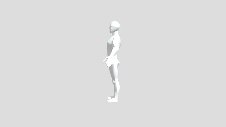 Character Low Poly – Kostenloses 3D-Modell STL