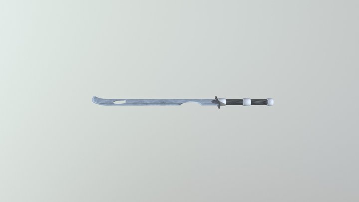 Zabuza Sword 3D Model