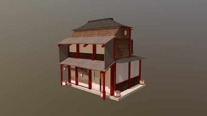 TeaHouseWithProps_Feedback_211223 3D Model