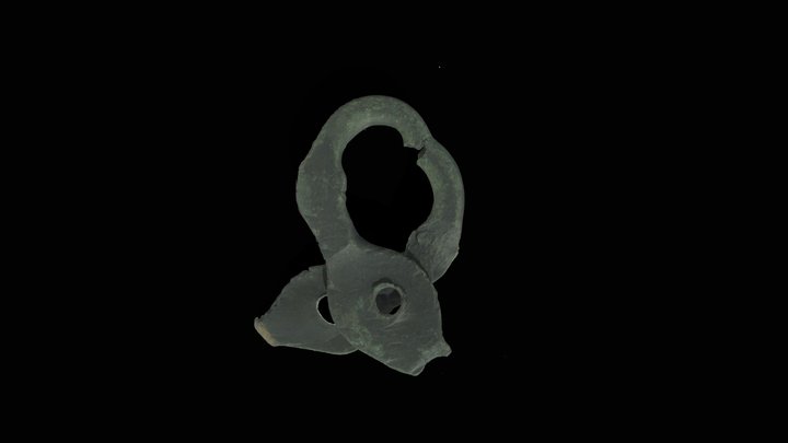 Oreja de caldero/ attache d'anse de chaudron 3D Model