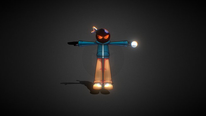 Whitty 3D Model