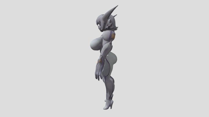 Stone Golem 3D Model
